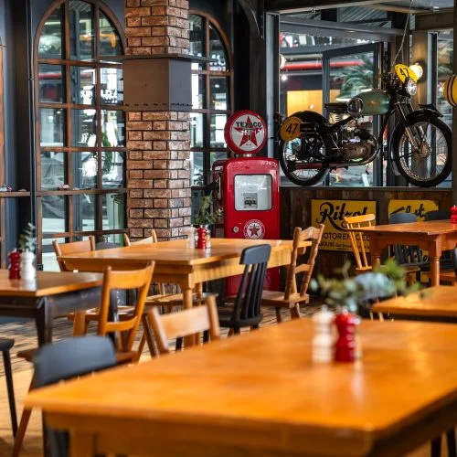 Restaurant i àrea gastronòmica